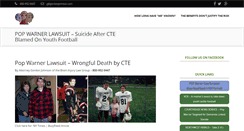Desktop Screenshot of footballandbraindamage.com